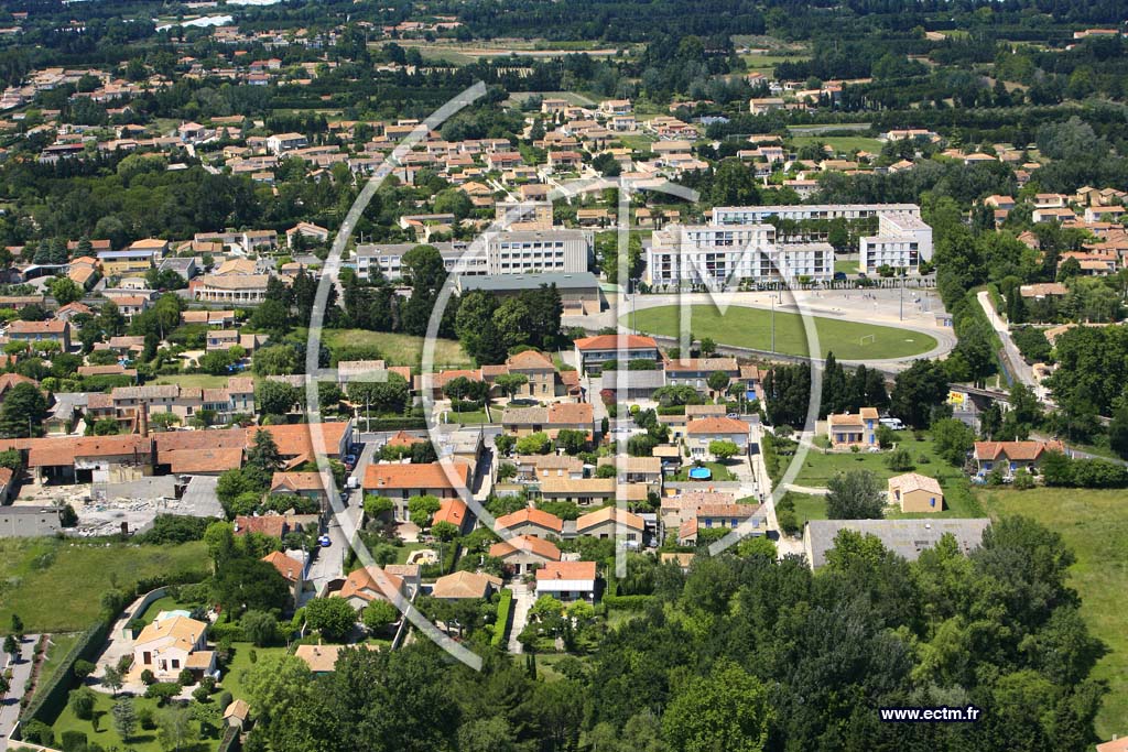 Photo arienne de Monteux