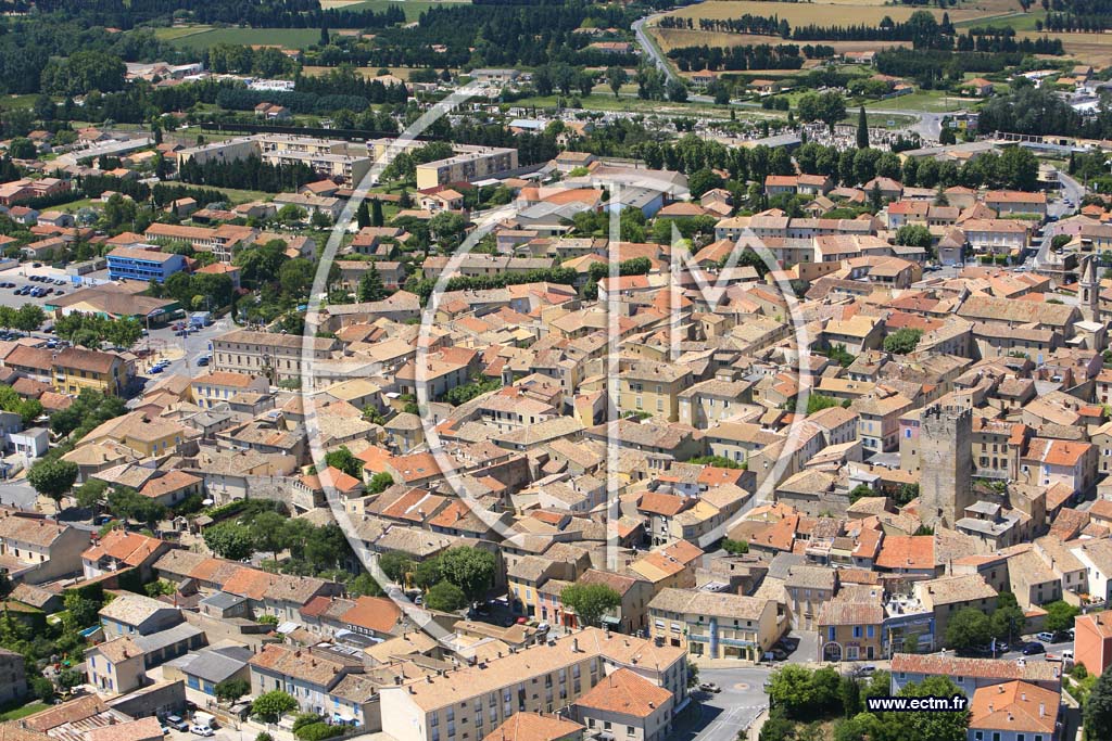 Photo arienne de Monteux