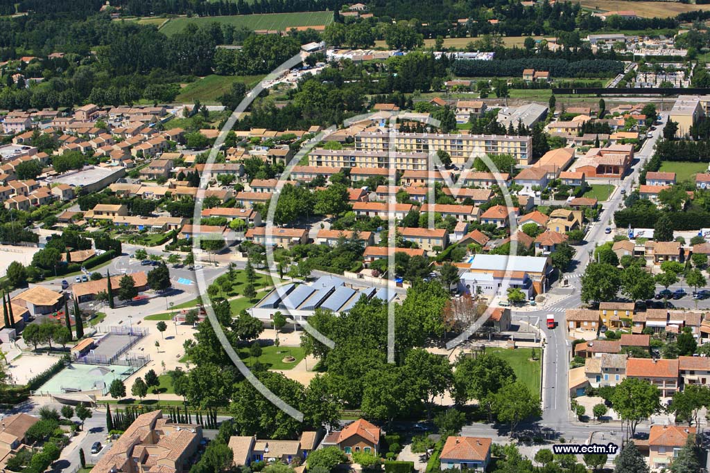 Photo arienne de Monteux