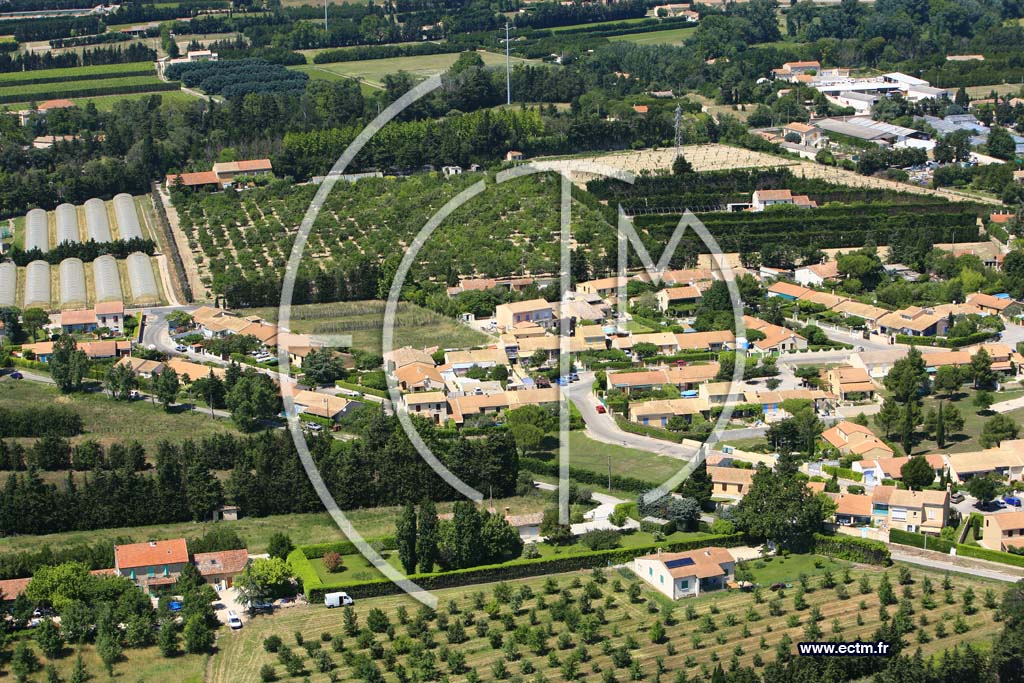 Photo arienne de Monteux