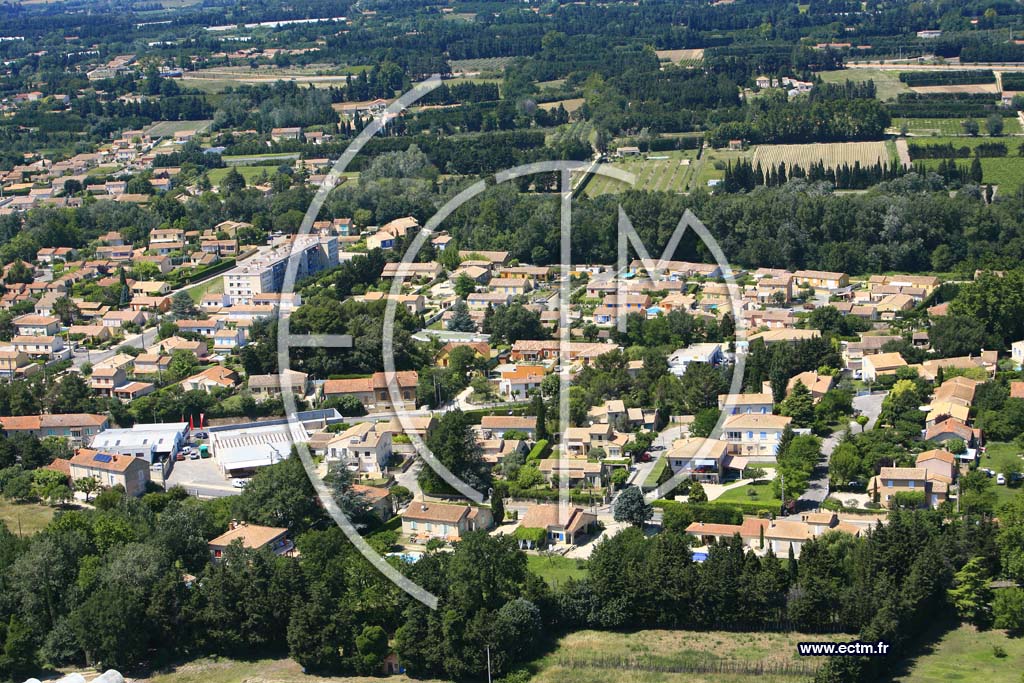 Photo arienne de Monteux