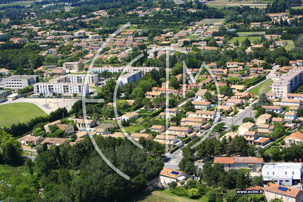 Photo arienne de Monteux