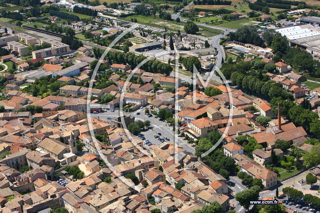 Photo arienne de Monteux