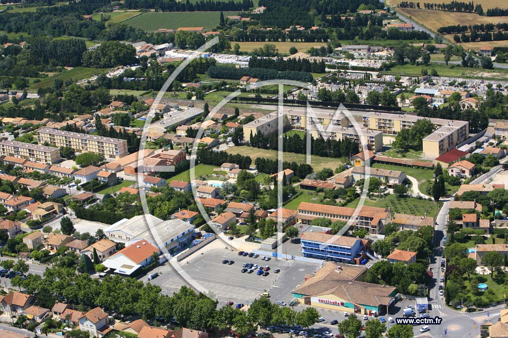 Photo arienne de Monteux