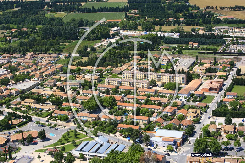 Photo arienne de Monteux