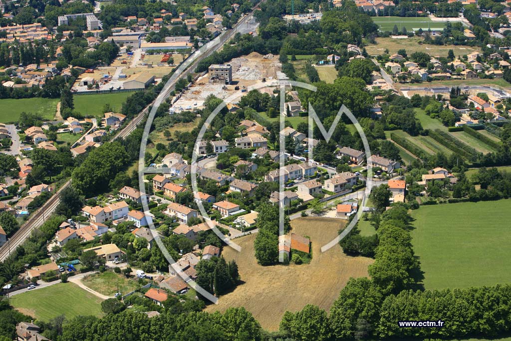 Photo arienne de Montfavet