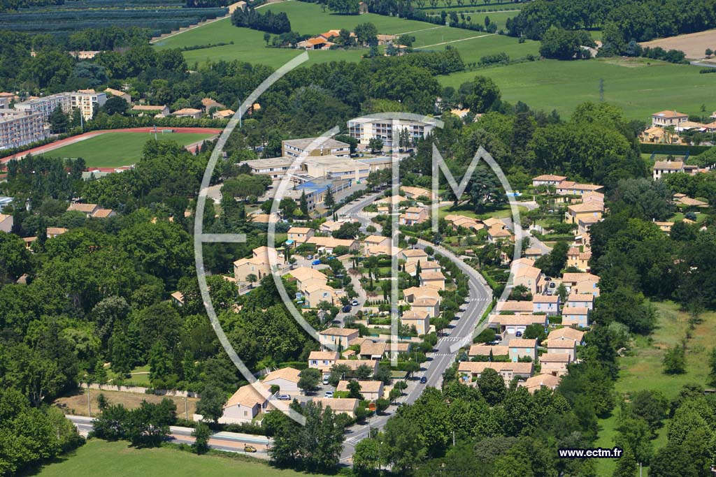 Photo arienne de Montfavet