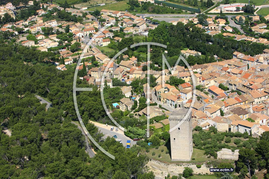 Photo arienne de Barbentane