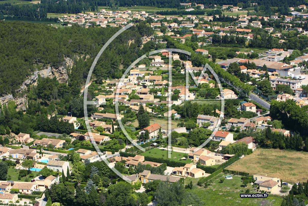 Photo arienne de Barbentane