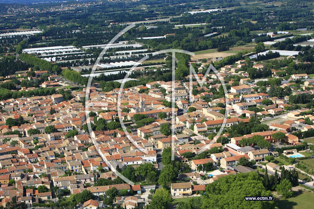 Photo arienne de Eyragues