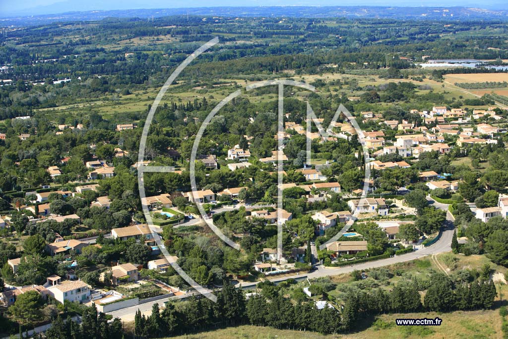 Photo arienne de Eyragues - le Clos Serein