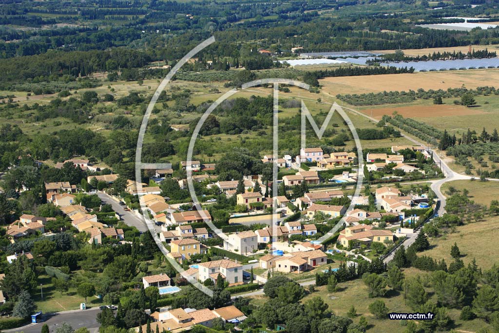 Photo arienne de Eyragues - le Clos Serein