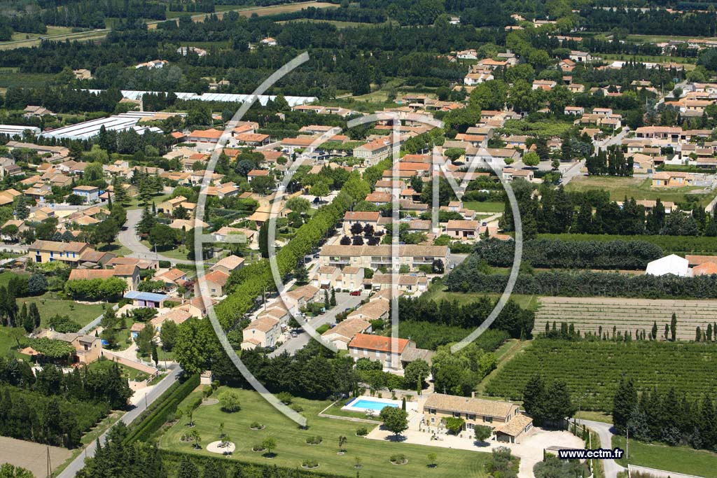 Photo arienne de Les Paluds de Noves