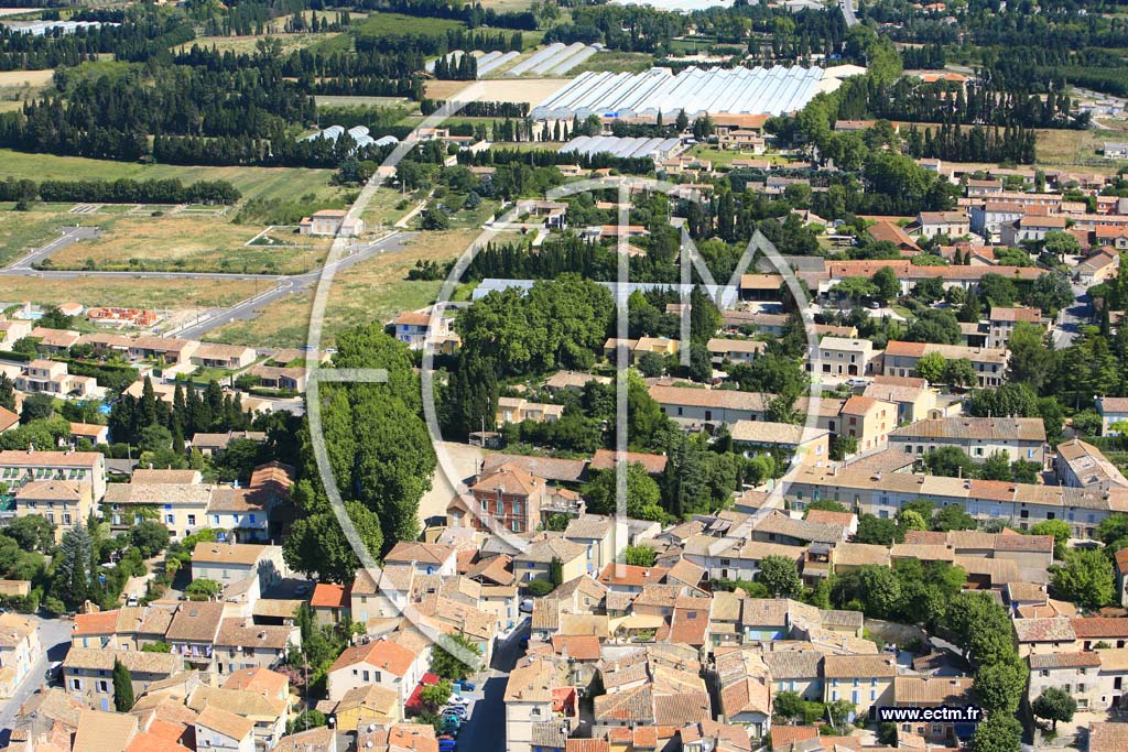 Photo arienne de Maillane