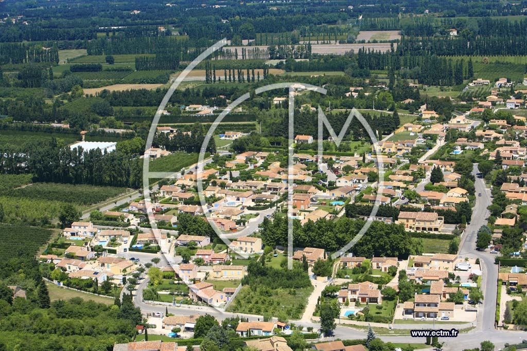 Photo arienne de Molleges