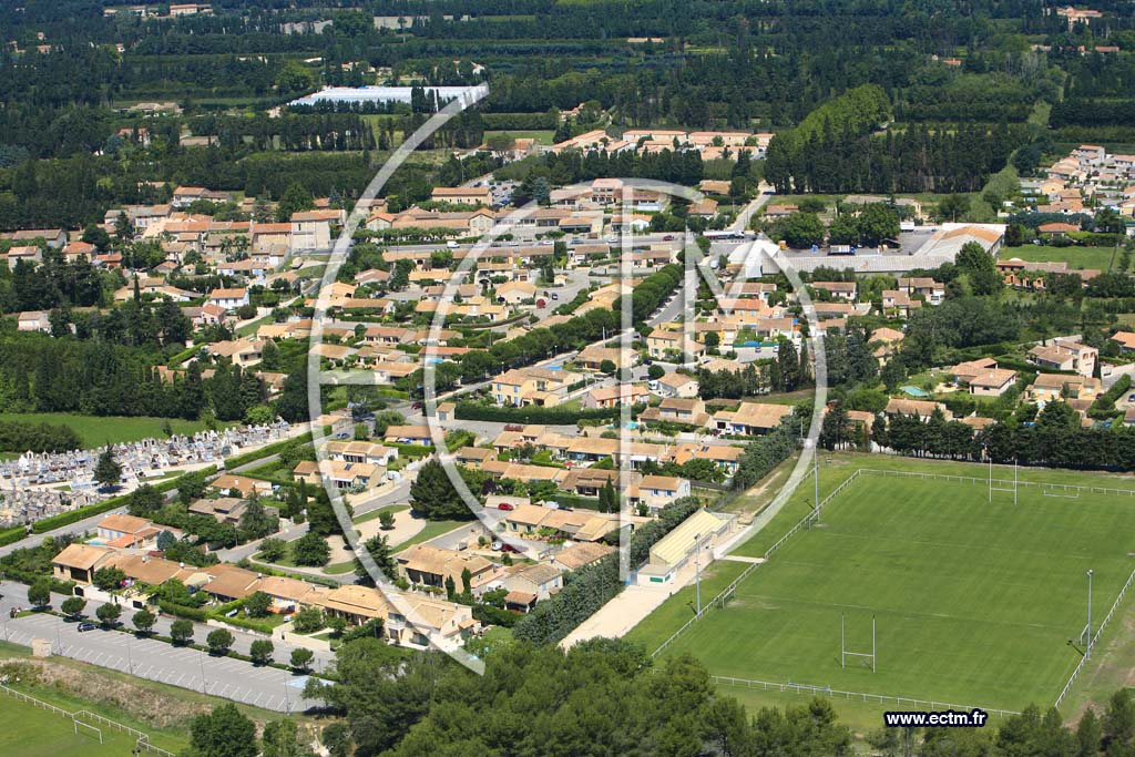 Photo arienne de Plan d Orgon