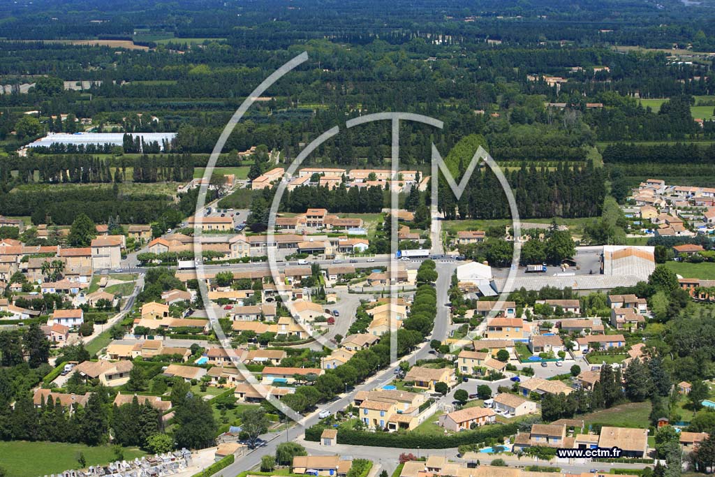 Photo arienne de Plan d Orgon