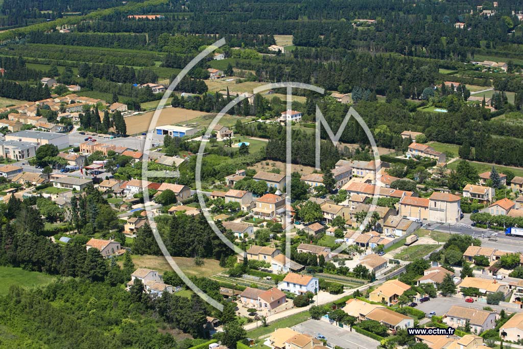 Photo arienne de Plan d Orgon