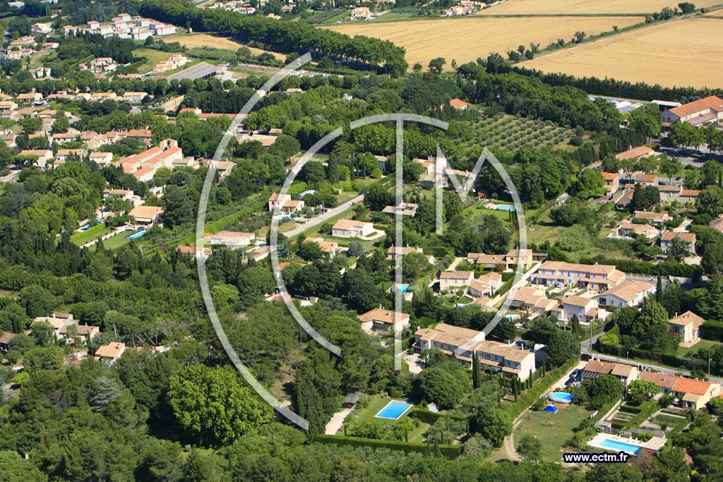 Photo arienne de Saint Etienne du Gres