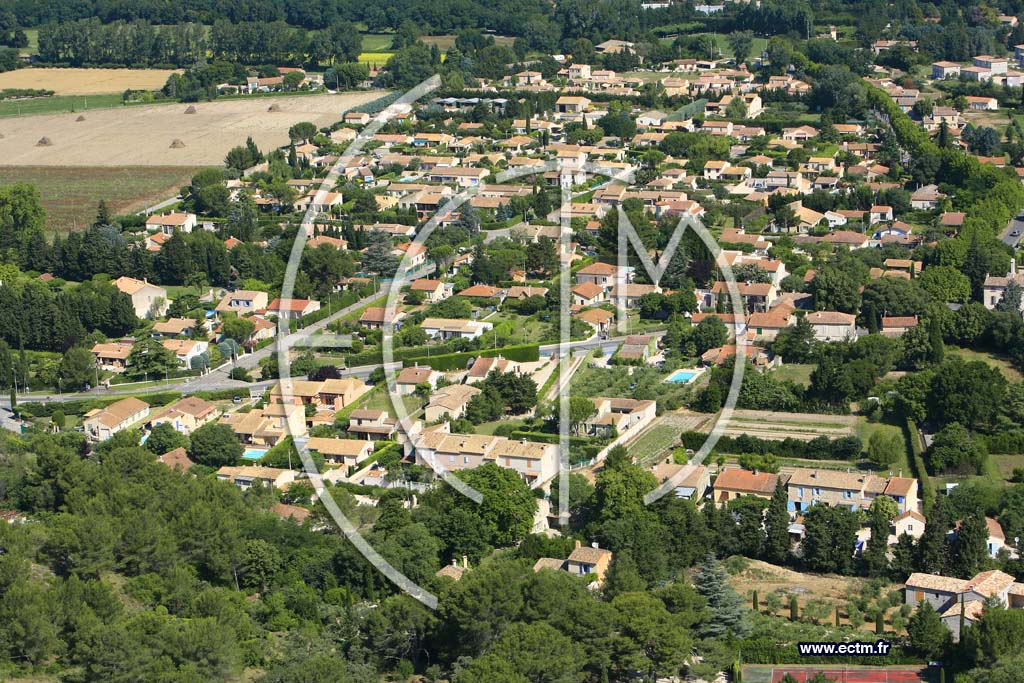 Photo arienne de Saint Etienne du Gres