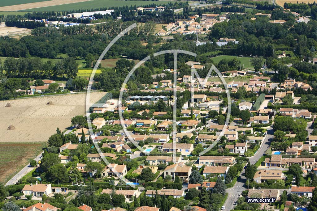 Photo arienne de Saint Etienne du Gres