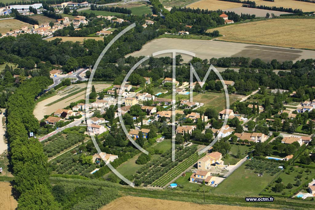 Photo arienne de Saint Etienne du Gres