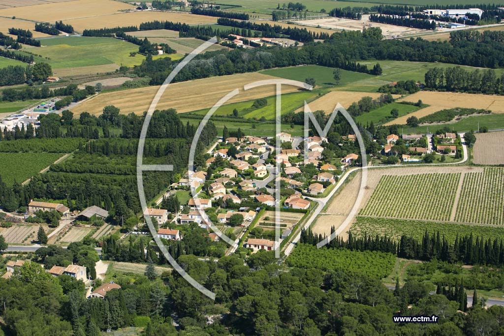 Photo arienne de Saint Etienne du Gres