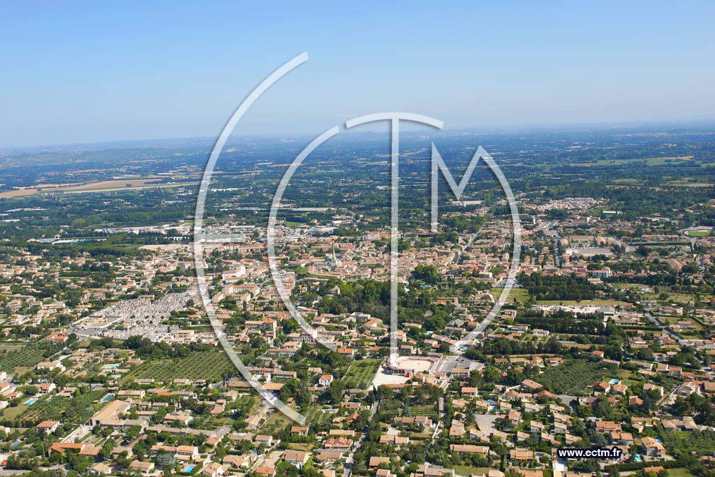 Photo arienne de Saint Remy de Provence