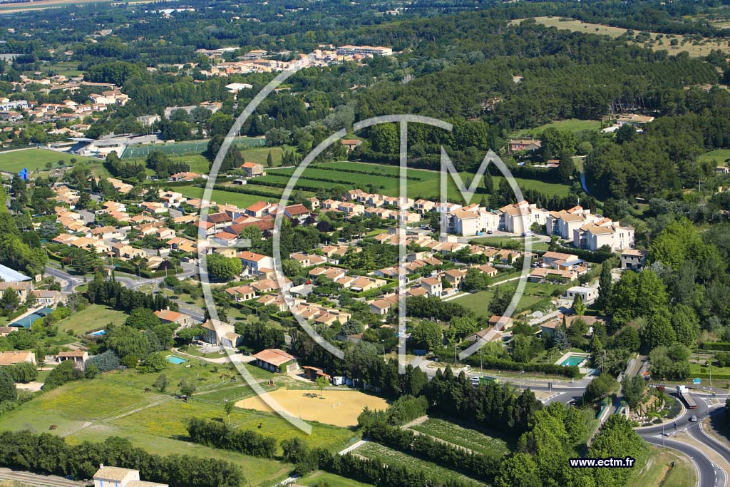 Photo arienne de Saint Remy de Provence