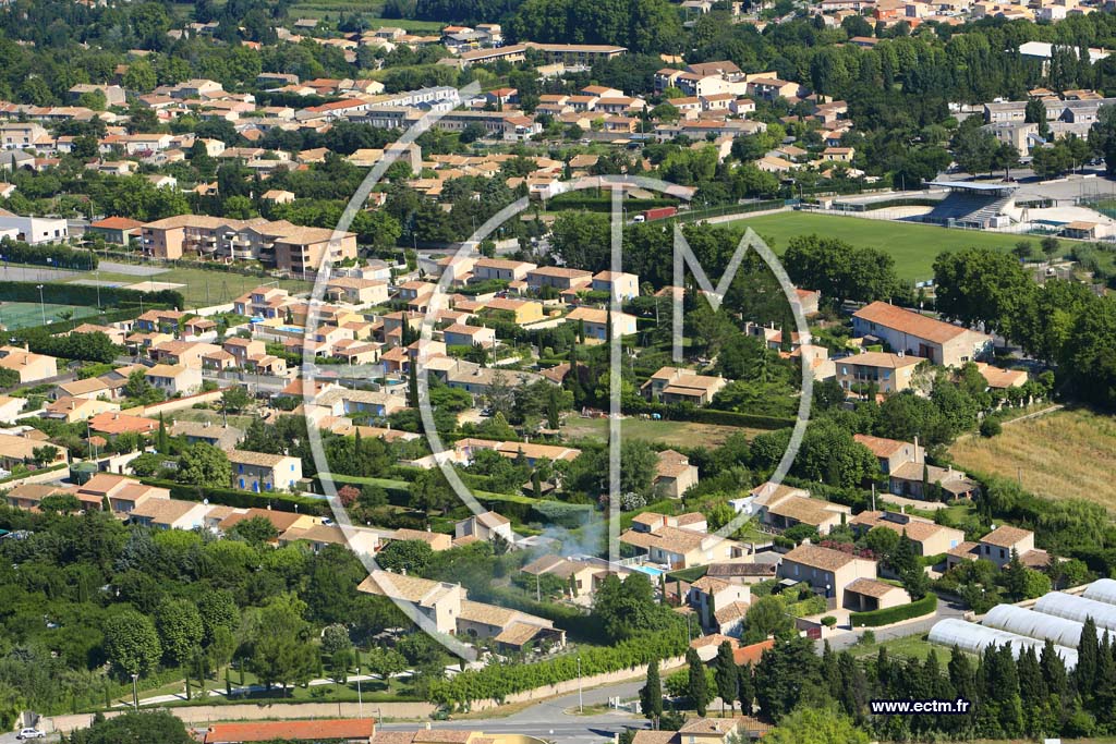 Photo arienne de Saint Remy de Provence