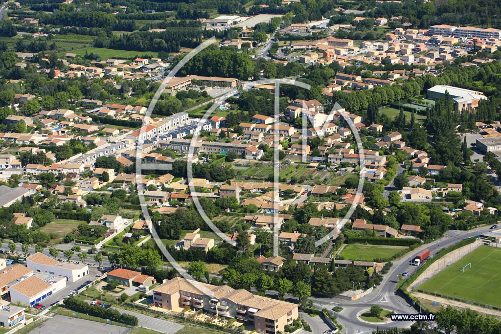 Photo arienne de Saint Remy de Provence