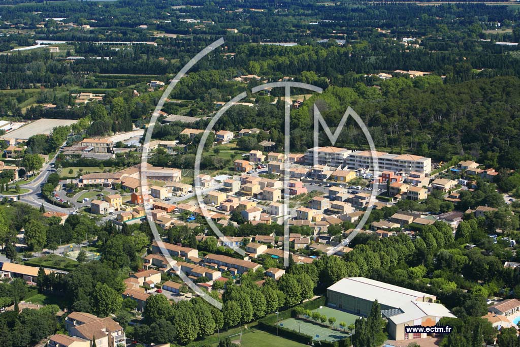 Photo arienne de Saint Remy de Provence