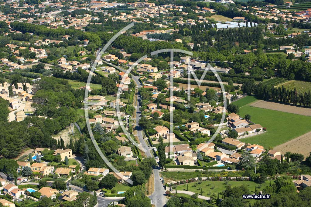 Photo arienne de Saint Remy de Provence