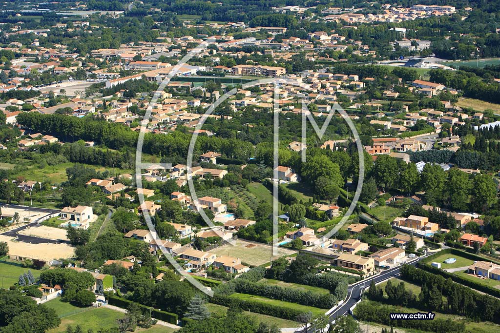 Photo arienne de Saint Remy de Provence