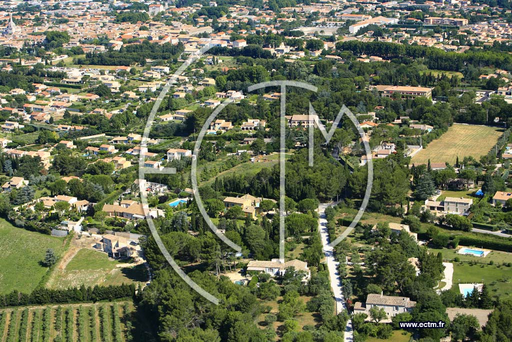 Photo arienne de Saint Remy de Provence