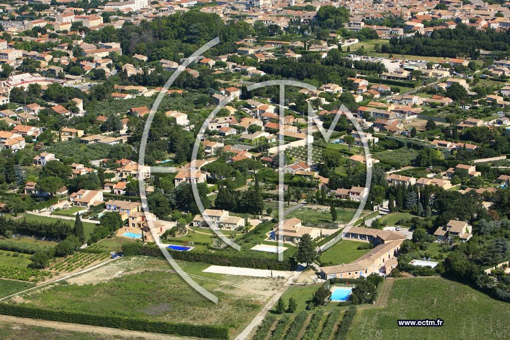 Photo arienne de Saint Remy de Provence