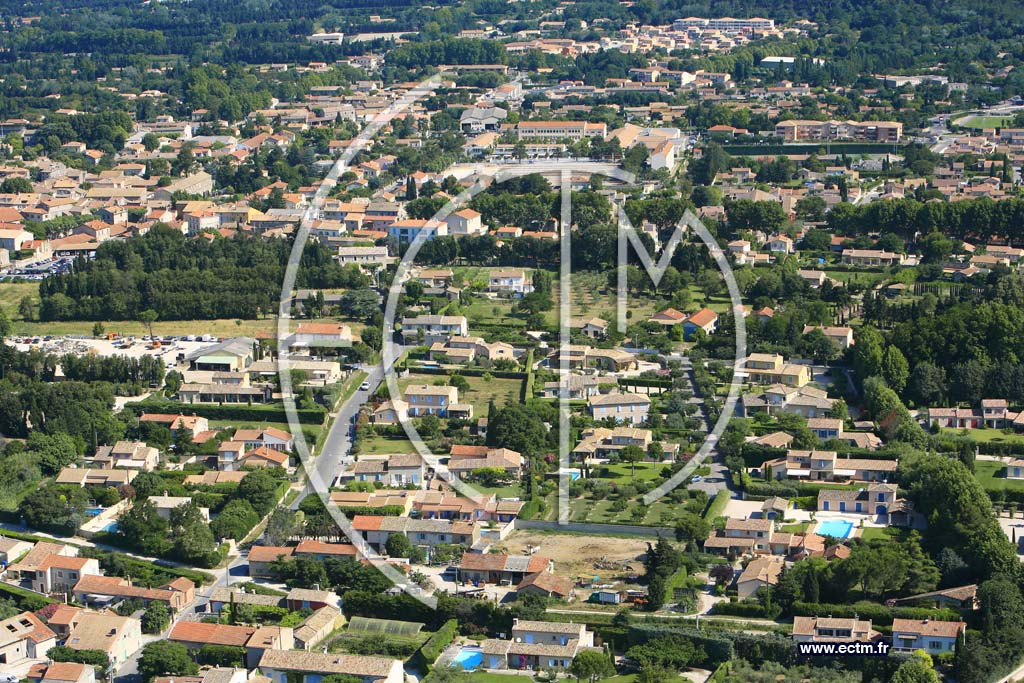 Photo arienne de Saint Remy de Provence