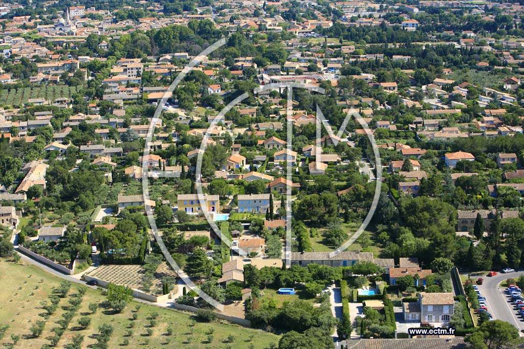 Photo arienne de Saint Remy de Provence