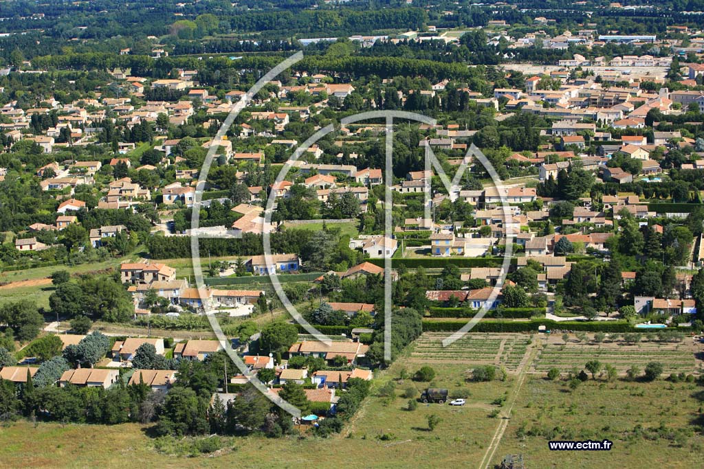 Photo arienne de Saint Remy de Provence