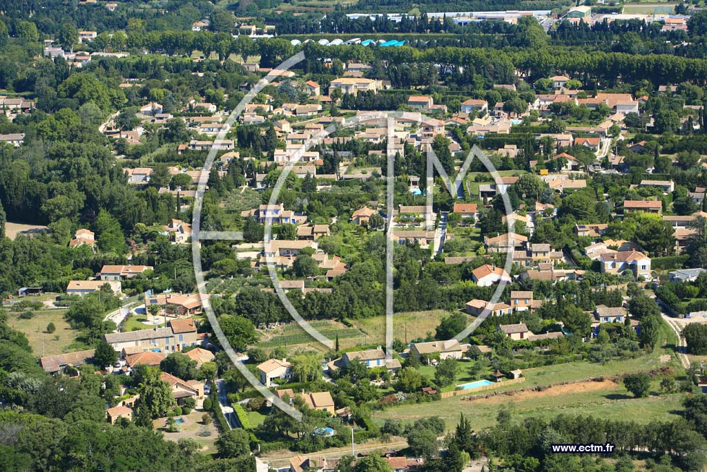 Photo arienne de Saint Remy de Provence