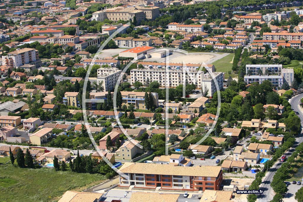 Photo arienne de Carpentras