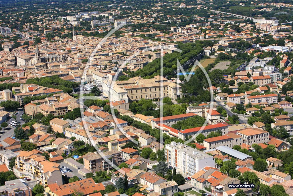 Photo arienne de Carpentras