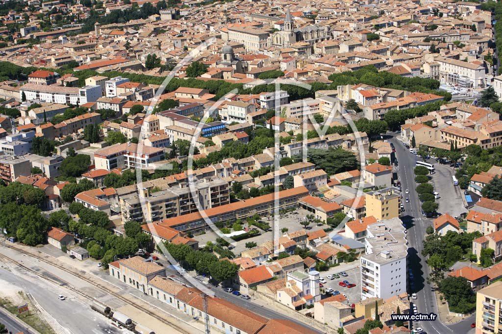 Photo arienne de Carpentras