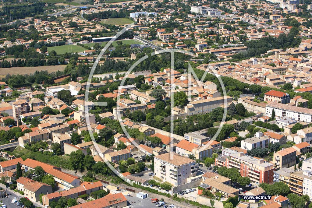 Photo arienne de Carpentras