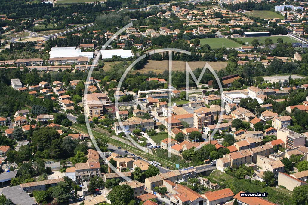 Photo arienne de Carpentras