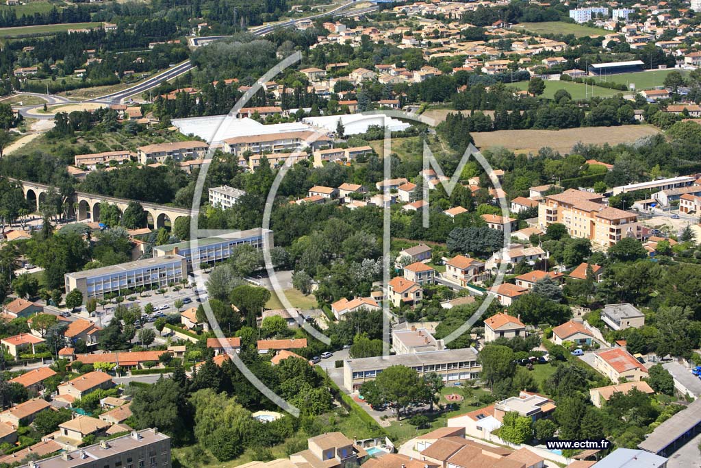 Photo arienne de Carpentras