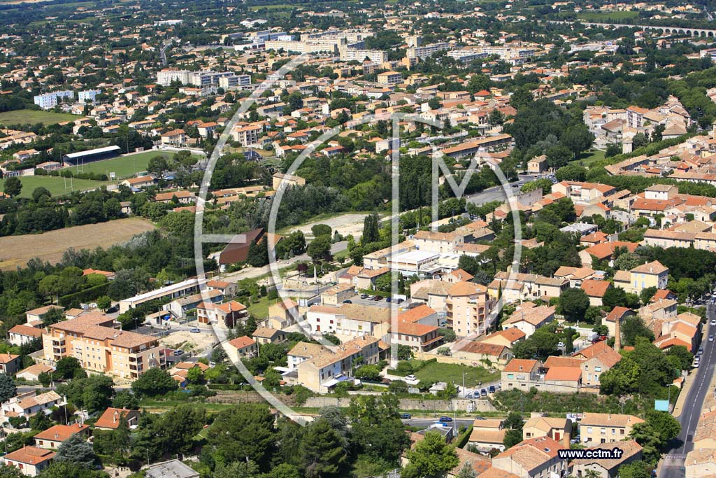 Photo arienne de Carpentras