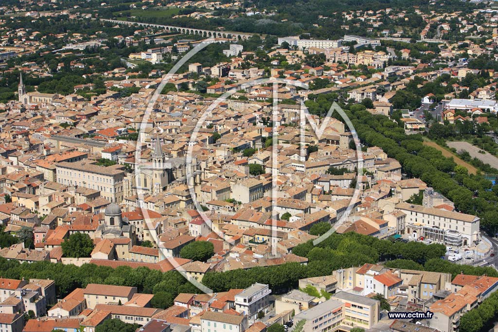 Photo arienne de Carpentras