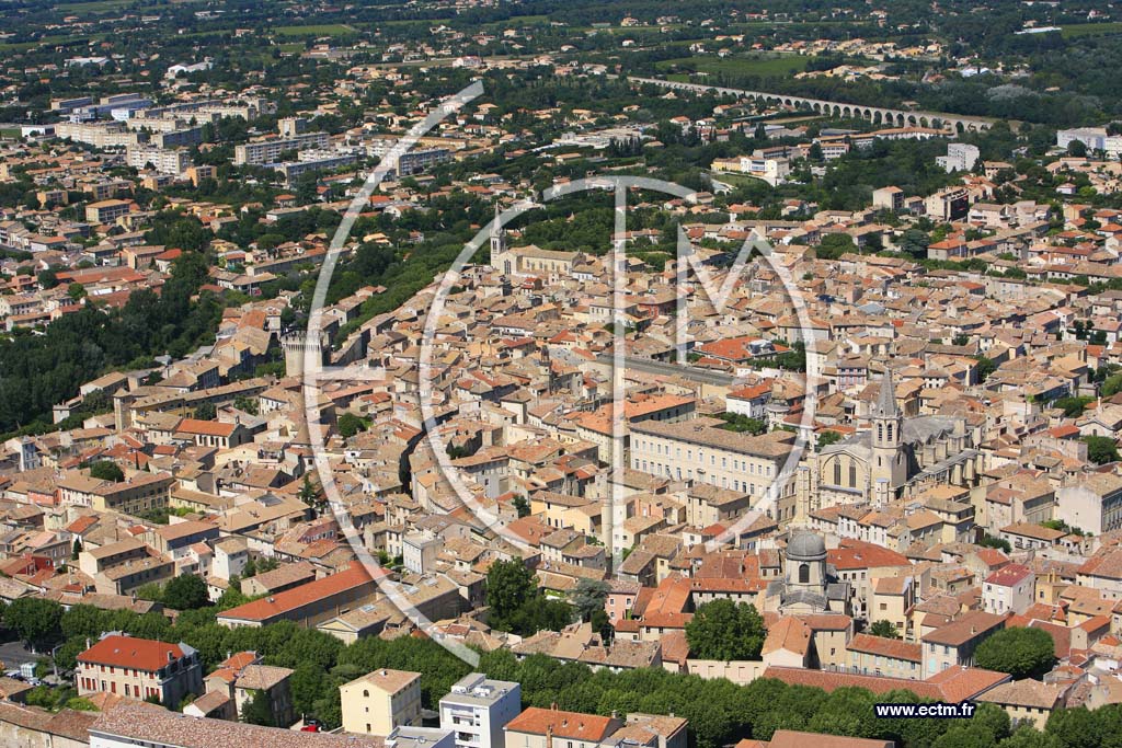 Photo arienne de Carpentras