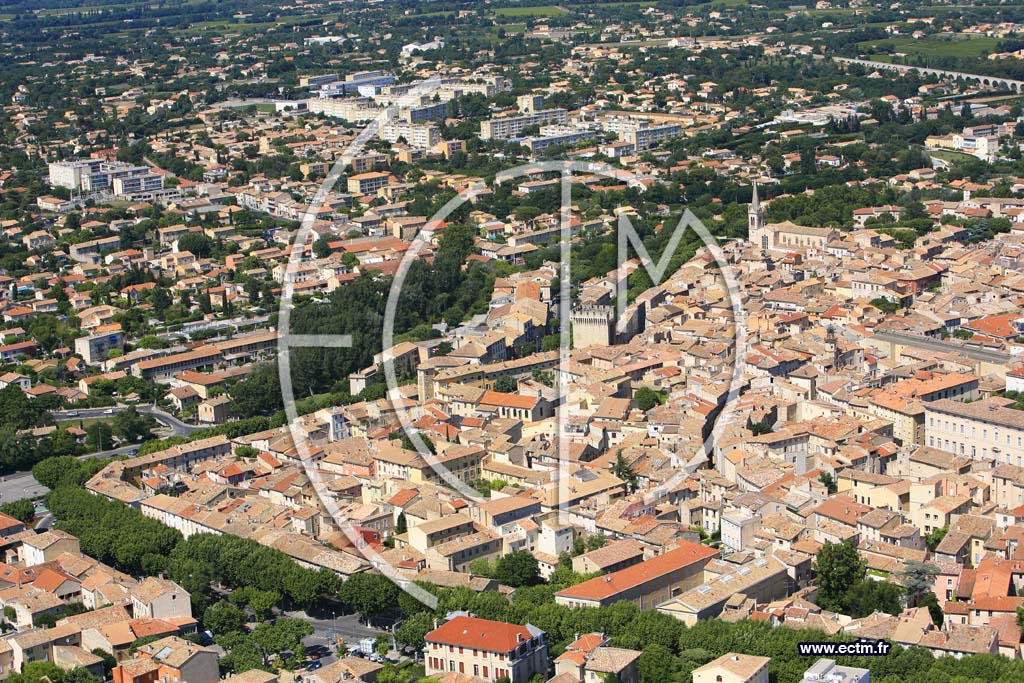 Photo arienne de Carpentras